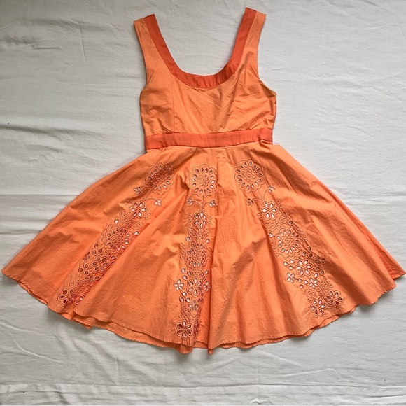 Miss Minuet Orange Dress - Picture 6 of 7